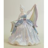 Large Coalport limited edition figure Rain: Height 29cm, boxed with cert.