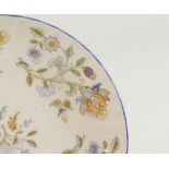 A collection of Minton blue Haddon Hall dinnerware: Comprising large oval platters, various