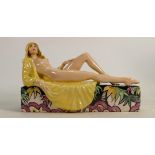 Peggy Davies Erotic Temptress Figurine: Artist original colourway 1/1 by Victoria Bourne.