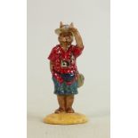 Royal Doulton colourway Bunnykins figure The Tourist: Painted in different colours with not for