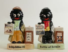 Carltonware large limited edition Golly figures to include Battle of Britain & Airship Edition: