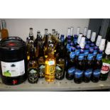 A quantity of beers and ciders: