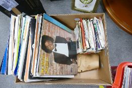 A large collection of 80's & 90's Dance, Garage & Pop Lp's & singles: white label items noted