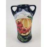 Moorcroft Forever England Twin Handled Vase: Designed by Vicky Lovatt.