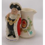 Beswick Worthington's character jug: together with a Beswick bass jug (2)