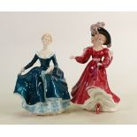 Royal Doulton Lady Figure: Patricia HN3385 & Janine HN2461(2)