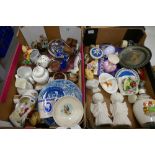 A mixed collection of items to include: Wedgwood Peter Rabbit items, decorative ornaments , wall