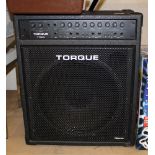 Torque T100-3 Amplifier: together with leads, microphone and stand.