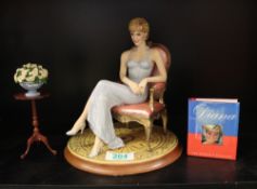 Franklin Mint Limited edition Resin Figure Diana Forever: boxed with cert