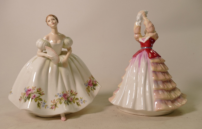 Royal Doulton Lady Figures: Susan HN3050 & Samantha HN3304(2)