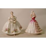 Royal Doulton Lady Figures: Susan HN3050 & Samantha HN3304(2)