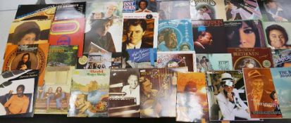 A Collection of 1970's & Later Lp's records to include: Rolling stones, Janis Ian, Marvin Gaye,