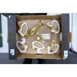 Mintons Seconds Quality Gilded Nursery Theme Ornaments (8) :