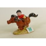 Beswick Thelwell Pony : Pony Express on brown horse