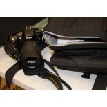 Nikon D80 digital camera: with lens, accessories and case,