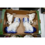 A mixed collection of items to include: Staffordshire & Beswick Dogs Figures