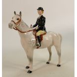 Beswick Huntswoman on Grey Horse 1730: restored ear