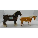 Beswick 818 Shire Horse & Mare 1812(2):