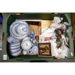 A mixed collection of Oriental items to include:Tea Ware, Perfume bottles, Chop sticks etc
