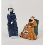 Royal Doulton figurines: Romance HN2430 together with Masque (2).