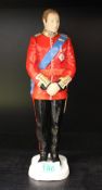 Royal Doulton figure Prince William: limited edition, boxed with cert