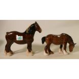Beswick 818 shire: together with a Grazing shire (2)