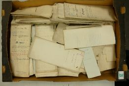 A collection of late 19th century Staffordshire Moorlands Deeds & Mortgages:
