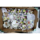 A collection of Ceramic Floral Fancies & Posy Baskets: