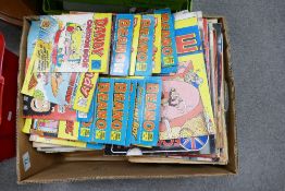 A large collection of 1980's Beano, Dandy & similar Comics: