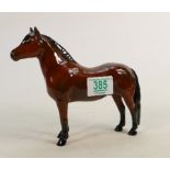 Beswick Dartmoor Pony: Warlord 1642. With certificate