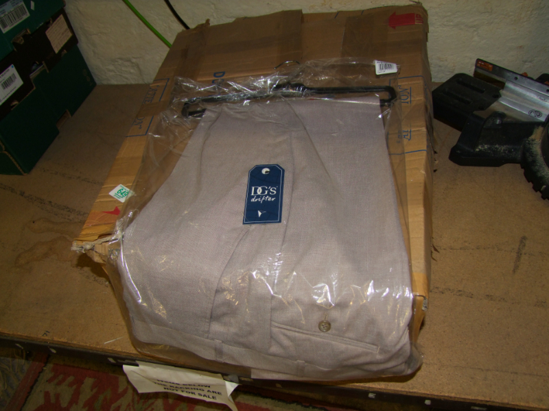 Quantity of DG's branded Saverne style gents trousers: