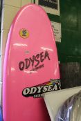 Catch Surf Odysea soft surfboard 7ft: in Hot Pink.
