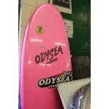 Catch Surf Odysea soft surfboard 7ft: in Hot Pink.