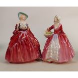 Royal Doulton Lady Figures: Genevieve HN1962 & Janet HN1537(2)