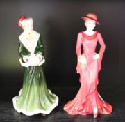 Coalport Lady Figures: Tara & The Skater, both boxed (2)