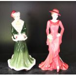 Coalport Lady Figures: Tara & The Skater, both boxed (2)