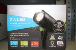 3 packs of 4 Ellumiere 2W LED starter spotlight kits: