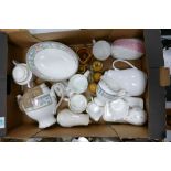 A mixed collection of items to include: Royal Grafton Sumatra patterned Tea Service & Bowl,