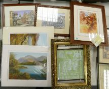 A collection of prints with Chester & North Wales Themes: