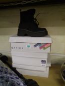 Office branded ladies boots: 2 x size 5, 1 x size 4 (3).