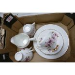 Elizabethan Floral Decorated Tea Ware: