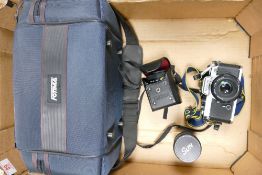 Nikon Fe 35mm Camera: 50mm Nikkor Lens, Sun 70-140mm & Tamron Tele converter