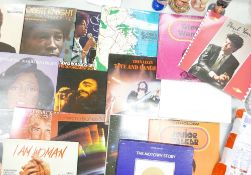 A collection of 1980's & earlier Lp's & 12" to include: Police, Bob Marley, Robert Knight, Gerry