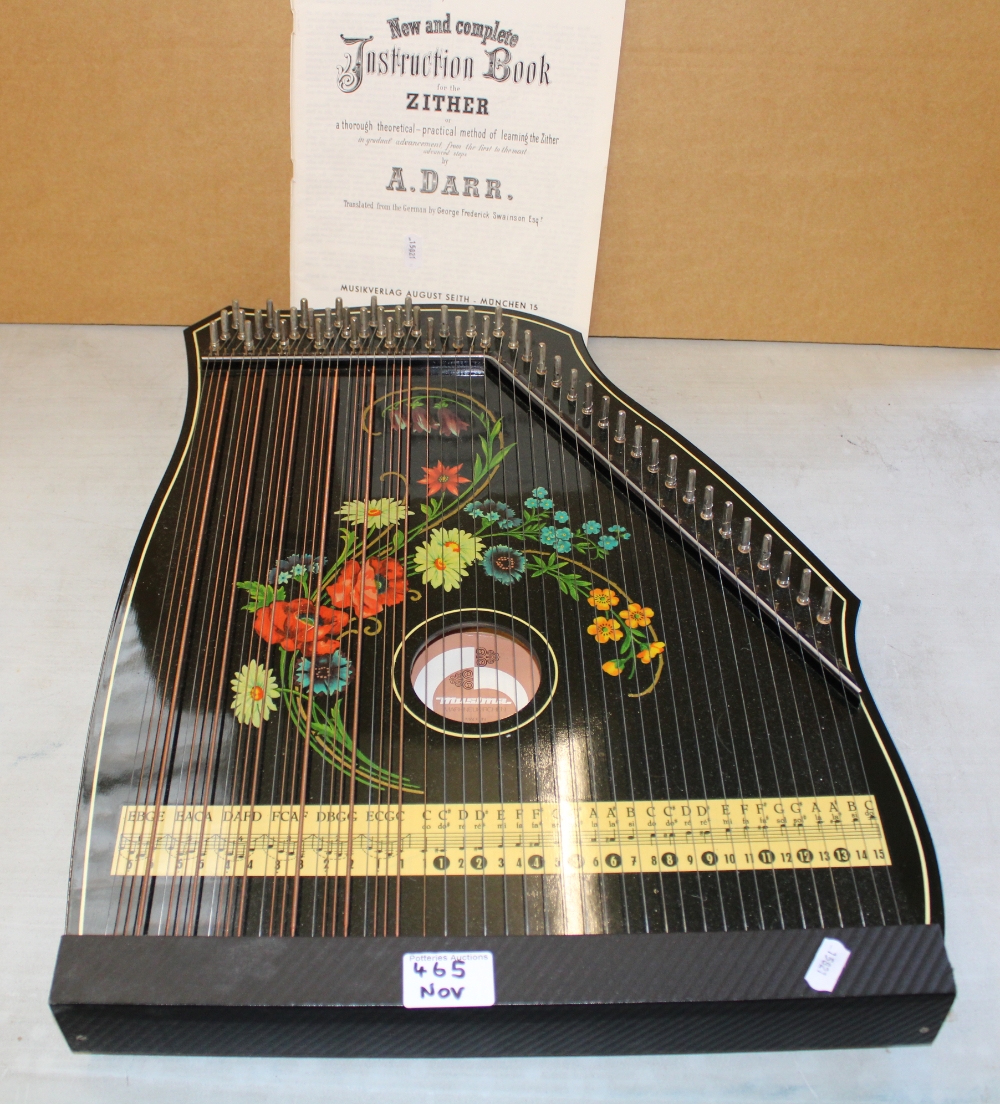 A Musima branded vintage German Zither: