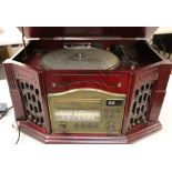 Nostalgia Music Centre Model BU/SB513798: with turntable, AM/FM radio, CD & cassette player in
