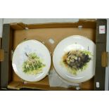 A collection of Wedgwood David Sheppard for Spinks limited edition wall plates: