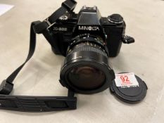 Minolta X-300 35mm Film Camera: MD Zoom 35-70mm lens fitted