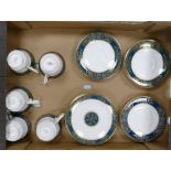 Royal Doulton Carlyle tea ware: to include 5 cups, 6 saucers and 6 side plates