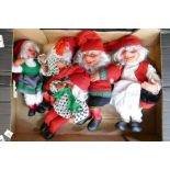 A collection of Norwegian Novelty Christmas Gnomes(5):