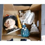 Royal Doulton Doulton Items to include: Large Character Jug The Fireman D6697 , Pamela HN2479,